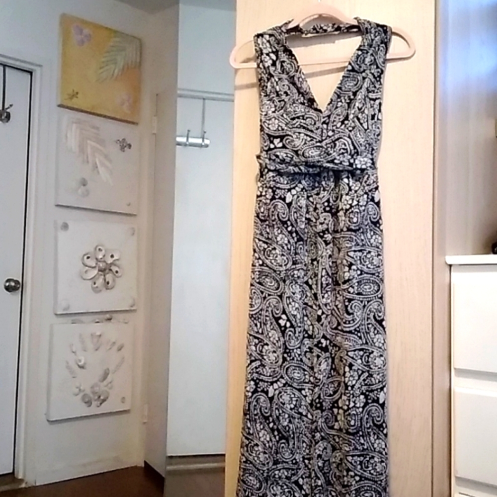 Winter Catc open back chiffon Dress sz S